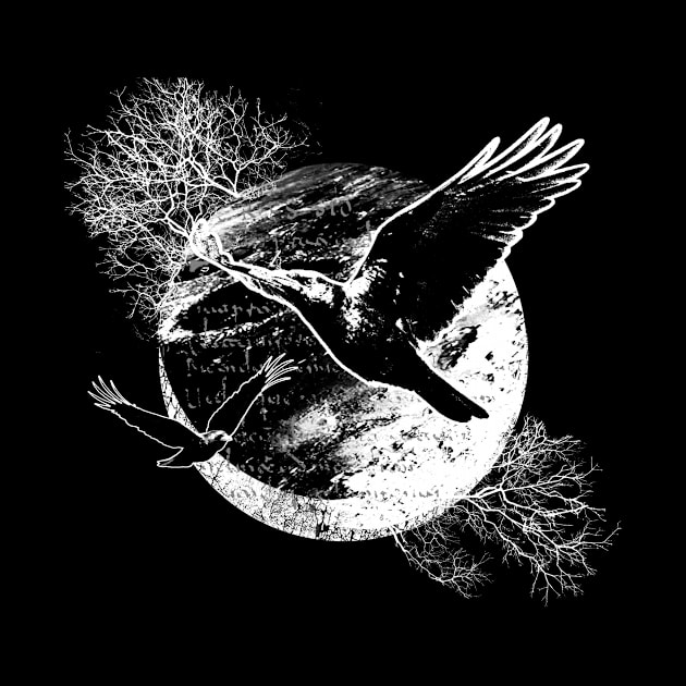 Flying Moon Raven by Esoteric Origins