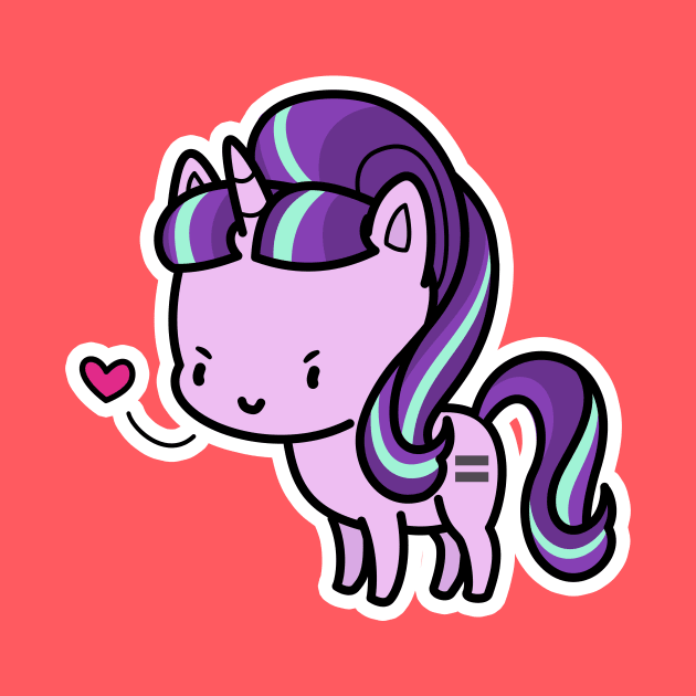 Starlight Glimmer (evil) chibi by Drawirm