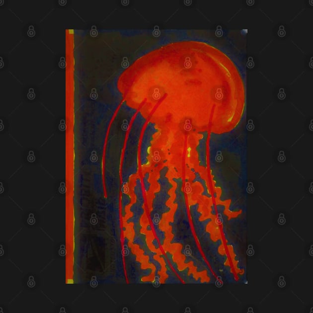 Red Jellyfish Slap by Phosfate