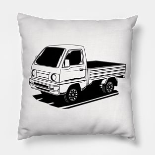 Jdm carry black print 1 Pillow