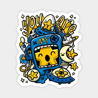 Cute Astronaut You Are My Star Galaxy Space Adventure Universe Gift Magnet