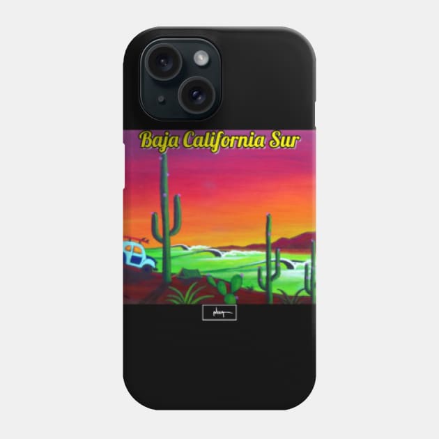 Baja California Sur Phone Case by Quy Sinoda