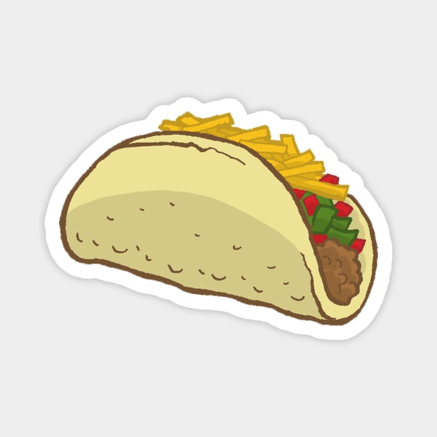 Taco Magnet by JoelCarroll