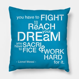 messi quotes Pillow