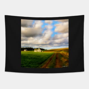 Dirt Road to Old Homestead Tapestry