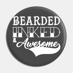 bearded inked and awesome Pin