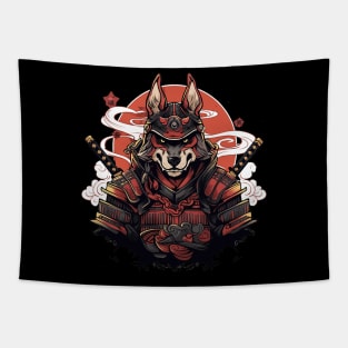 samurai dog Tapestry