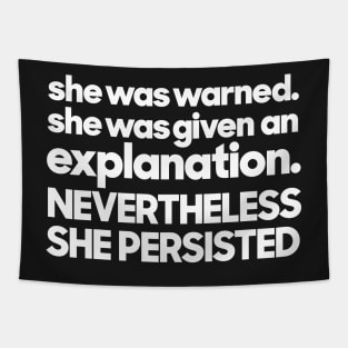 nevertheless, she persisted Tapestry