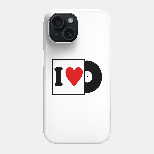 I LOVE VINYL Phone Case by BG305