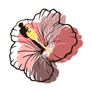 Hibiscus flower, floral T-Shirt