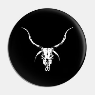 Alien cattle skull Pin