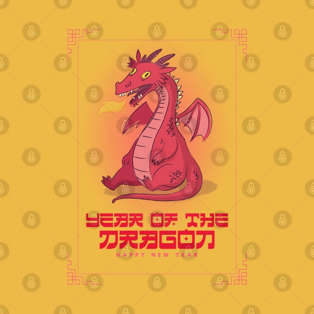 Chinese Zodiac Year of the Dragon by Souls.Print