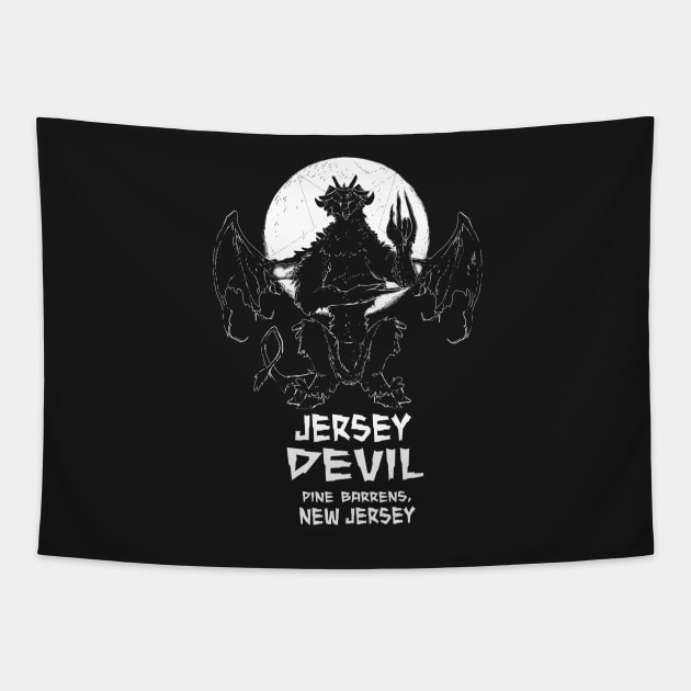 Jersey Devil Tapestry by ArtEnceladus