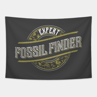 Expert Fossil Finder Vintage Badge Tapestry