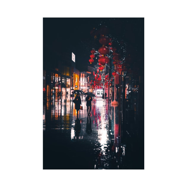 night rain by djil13
