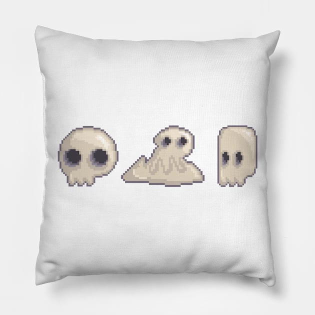 Skulls Pillow by andreakelly