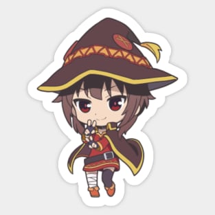 Megumin Thumbs Up Sticker for Sale by Meltey