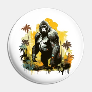 Black Gorilla Pin