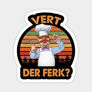 Vert Der Ferk The Swedish Chef Magnet