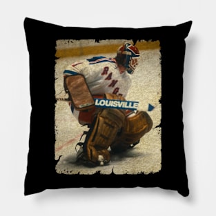 Eddie Mio - New York Rangers, 1982 Pillow