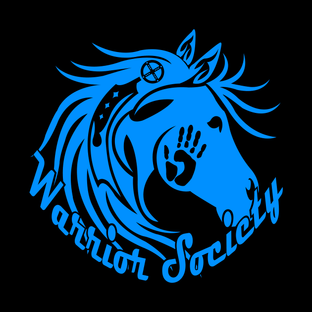 Warrior Society (Horse Blue) by melvinwareagle