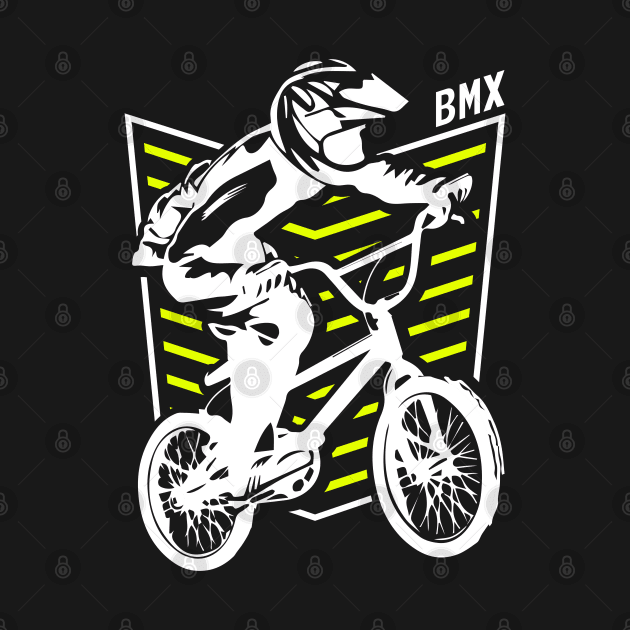 Bmx Apparel | Retro Bmx Bike Old School Patch by BabyYodaSticker