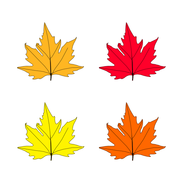 Maple Leaves by edajylix