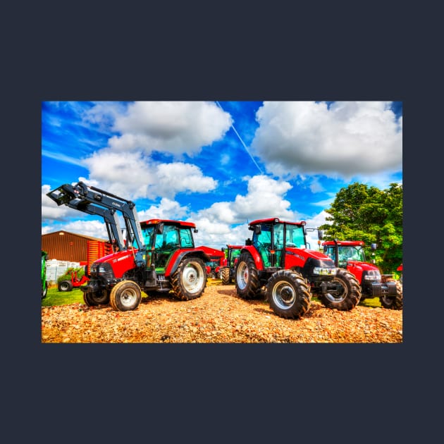 Brand New Red Tractors by tommysphotos