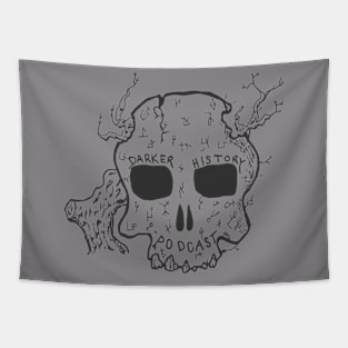 Skull and Branches Tapestry