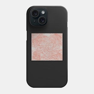 Oyster Mushrooms Repeat Pattern Phone Case