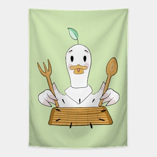 Foodie Doo Doo duck Tapestry