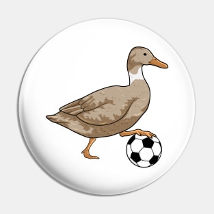 Duck Soccer player Soccer Pin