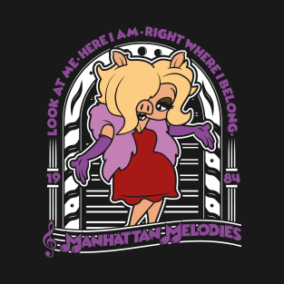 Miss Piggy Muppets Manhattan Melodies T-Shirt