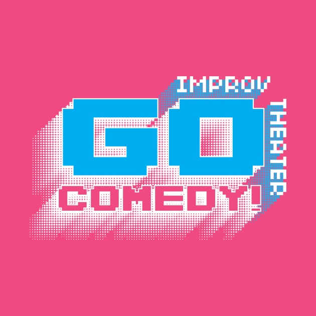 Go Comedy 8 bit logo by gocomedyimprov