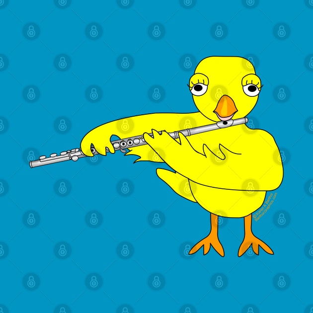 Flute Chick by Barthol Graphics