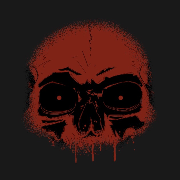 Red Skull Art by mrpsycho