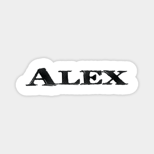 Alex My Name Is Alex Inspired Magnet