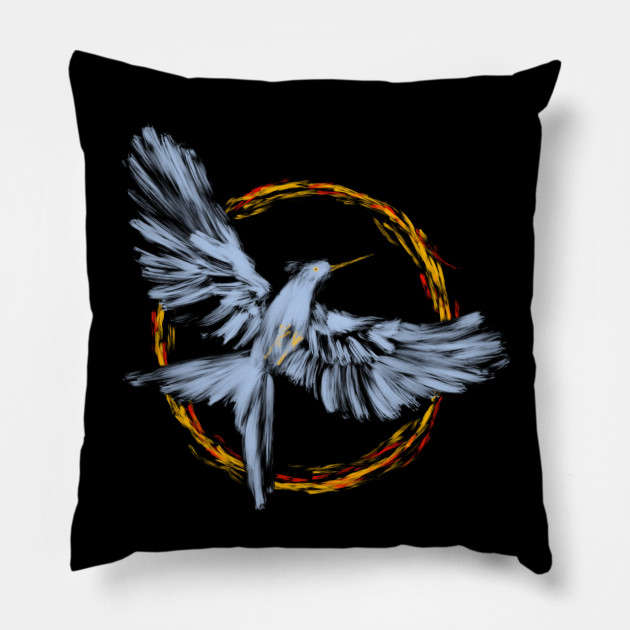 The Hunger Games Mockingjay The Hunger Games Pillow Teepublic