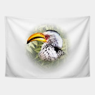 Yellow-billed hornbill Tapestry