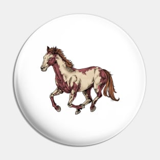 Drawing of a Paint Horse Pin