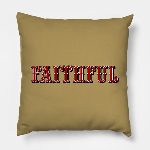 San Francisco Faithful - Gold Pillow by KFig21