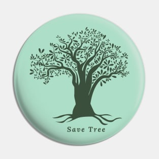 Save Tree Pin