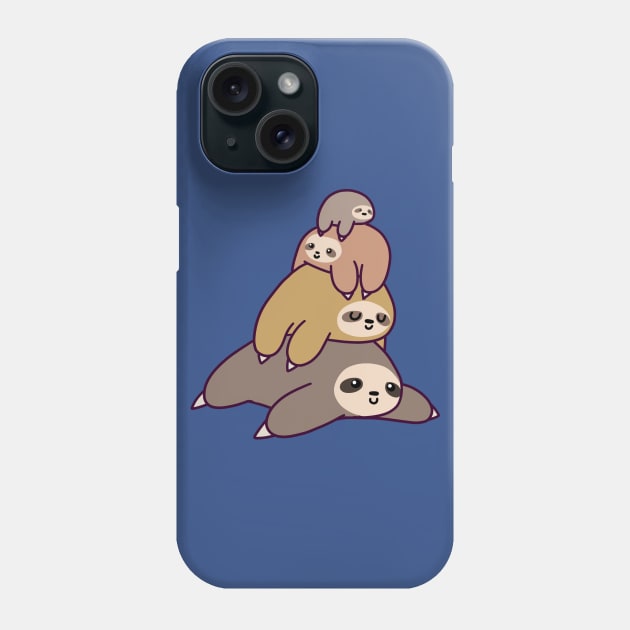 Sloth Stack Phone Case by saradaboru