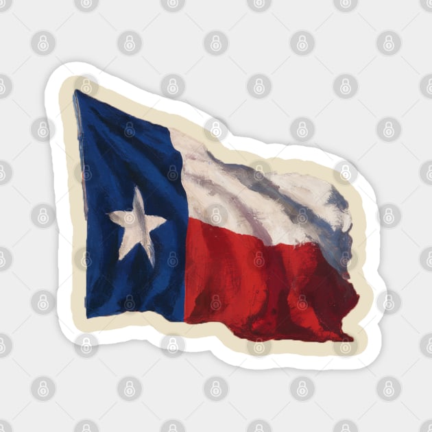 Texas Flag Magnet by Moulezitouna