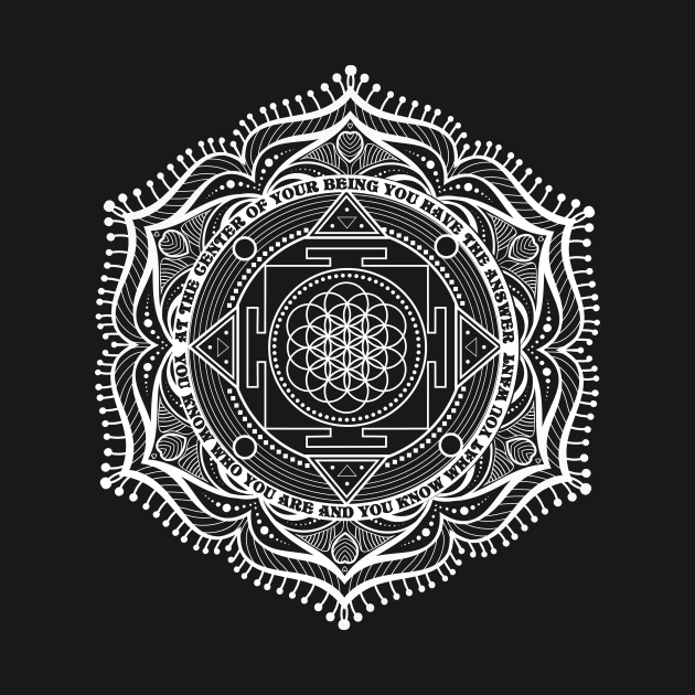 At The Center of Your Being - Lao Tzu Tao Te Ching Mandala by LaoTzuQuotes