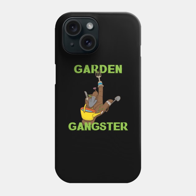 Garden Gangster - Funny Gardening Gift Phone Case by biNutz