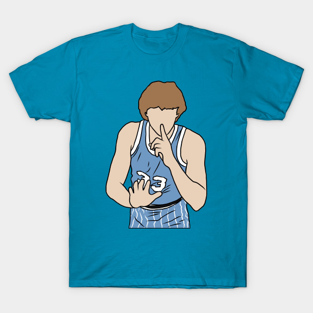 larry bird indiana state t shirt
