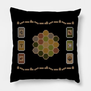 Ugly Catan Sweater Pillow