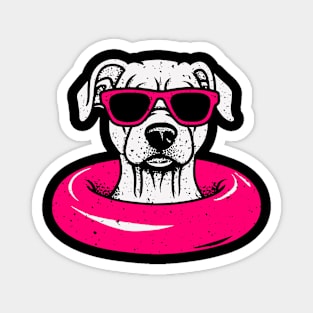 Puppy In Sunglasses Magnet