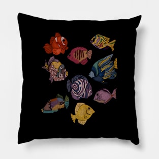 Tropical Fishes Ocean Animal Pillow